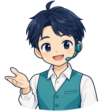優しく、聡明な受付くんAI